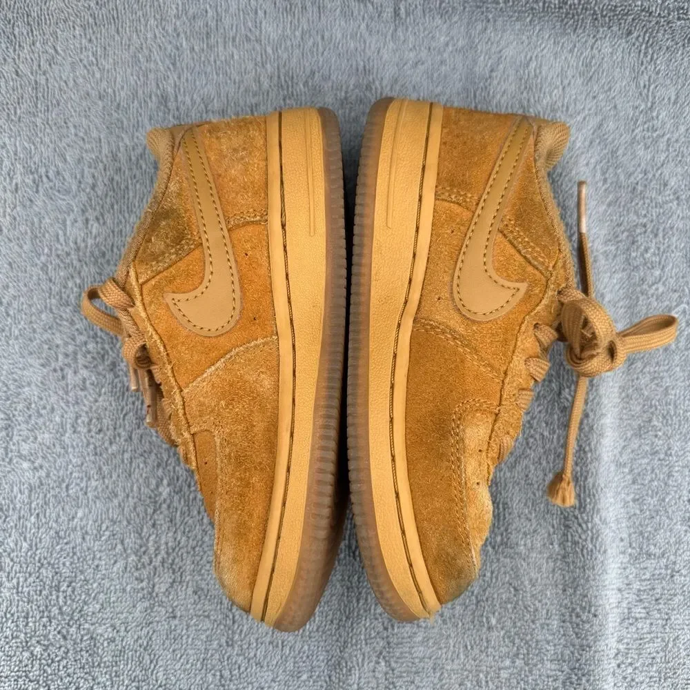 Infant Nike Air Force 1 Low LV8 3 TD Shoe “Wheat” Tan Brown